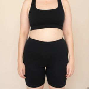 Hara the Label Gabby Bike Shorts - Charcoal